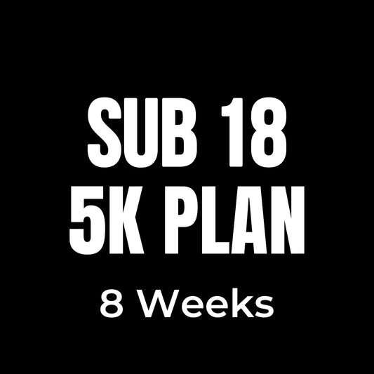 Sub 18 5K 8 Week Training Plan